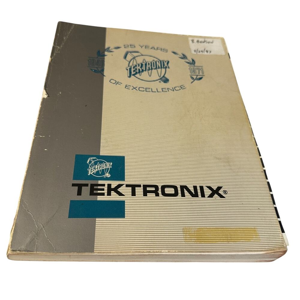 Tektronix Catalog 25th Anniversary 1971